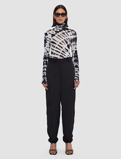 Joseph Lightweight Viscose Treveris Trousers In Black