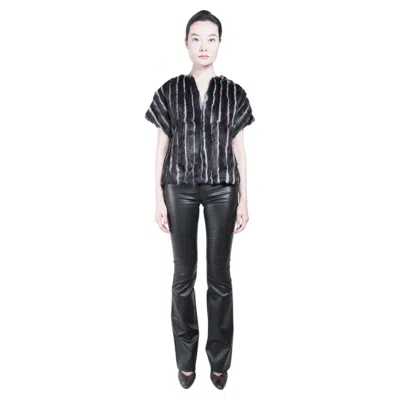 Pre-owned Joseph Linear Sweet Rabbit  In Black