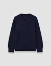 Joseph Linen Blend Knit Jumper In Blue
