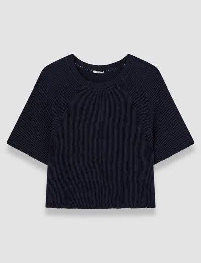 JOSEPH LINEN BLEND KNIT TOP