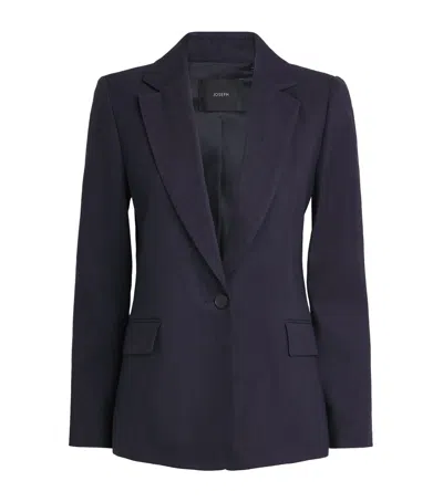 Joseph Linen-blend Slim Marty Blazer In Navy