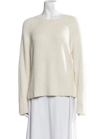 Pre-owned Joseph Linen Crew Neck Sweater In Neutrals