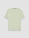 Joseph Womens Matcha Short-sleeve Linen Jersey T-shirt In Green