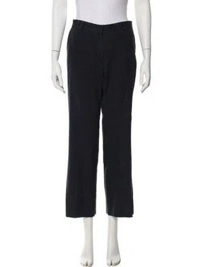 Pre-owned Joseph Linen Straight Leg Pants In Blue