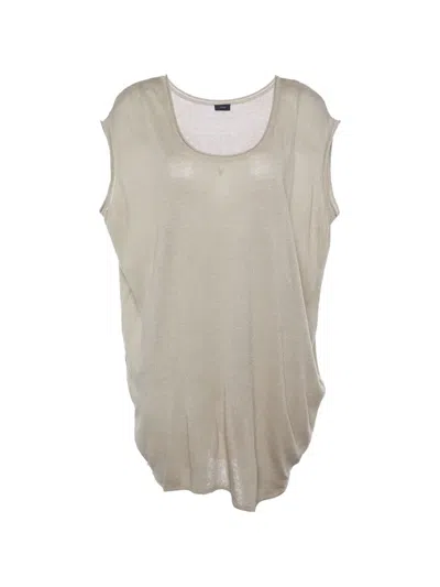 Pre-owned Joseph Linen-knit Top In Neutral