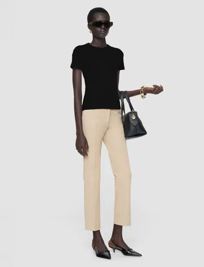 Joseph Livia Jersey T-shirt In Black