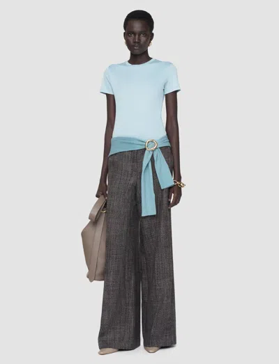 Joseph Livia Jersey T-shirt In Blue