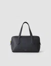Joseph Loaf Leather Bag In Black