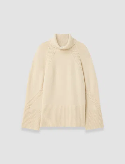 Joseph Loftus Pure Cashmere High Neck Jumper In Neutral