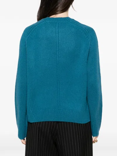 Joseph Lofty Cashmere Sweater In Blue
