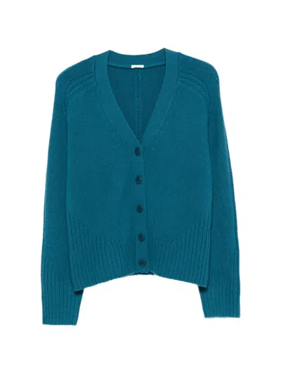 Joseph Lofty V-neck Cardigan In Blue