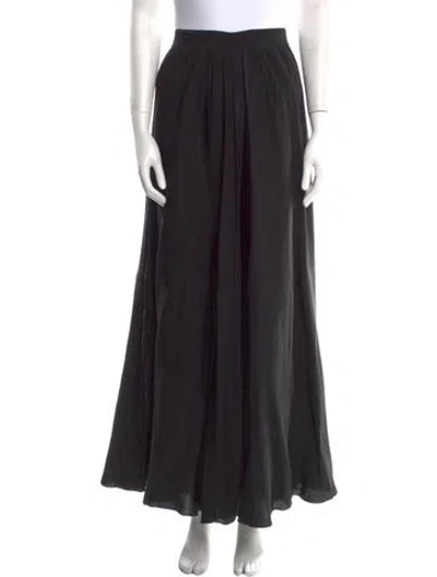 Pre-owned Joseph Long Skirt In Black