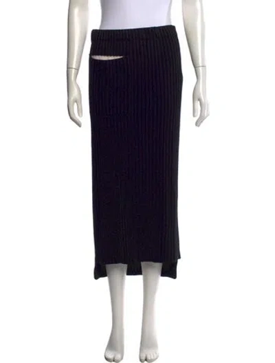 Pre-owned Joseph Long Skirt In Black