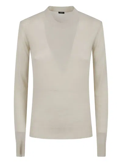 Joseph Long-sleeve Top In Neutral