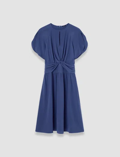 JOSEPH LOWRI CREPE DE CHINE KNOT SILK DRESS