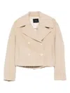 Joseph Luc Double-breasted Jacket In Neutral