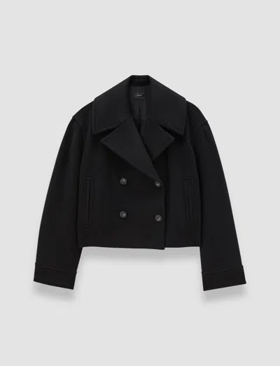 Joseph Luc Soft Wool Cashmere Jacket In Black