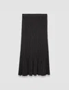 Joseph Lurex Knit Skirt In Black