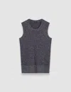 Joseph Lurex Knit Tank Top In Aurora Purple