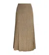 Joseph Lurex Midi Skirt In Grey