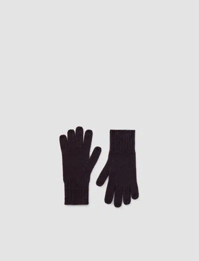 Joseph Luxe Cashmere Gloves In Aurora Purple