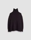 Joseph Luxe Cashmere High Neck Jumper In Aurora Purple