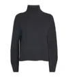 Joseph Luxe Cashmere High-neck Sweater In Black