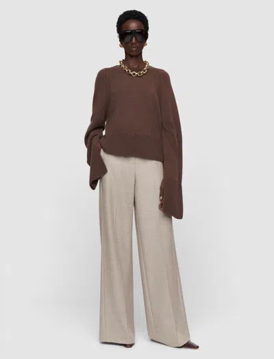 Joseph Maple Pure Cashmere Jumper In Brown