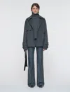 Joseph Marne Double Face Cashmere Coat In Gray