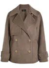 Joseph Marne Wool And Cashmere-blend Trench Coat In Brown