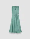 Joseph Martini Habotai Silk Dress In Blue