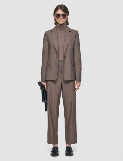 Joseph Marty Light Wool Tailoring Jacket In Brown