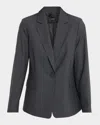 Joseph Marty Single-button Wool Jacket In Gray