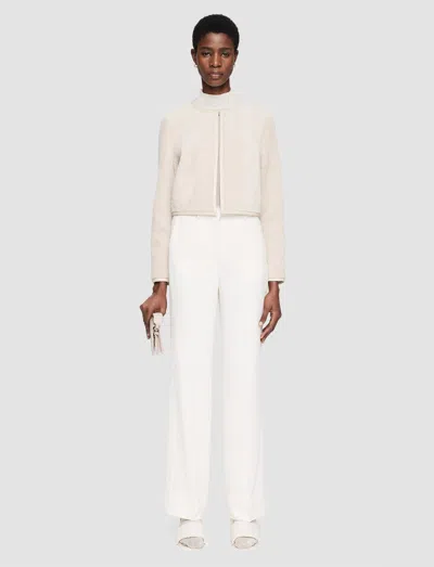 Joseph Maurice Embossed Shearling Jacket