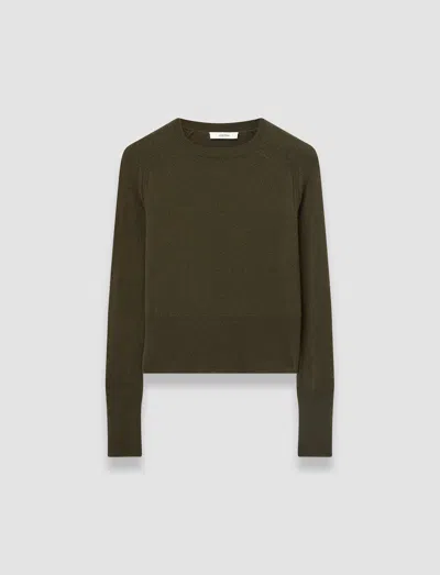 Joseph Melby Light Pure Cashmere Jumper In Green