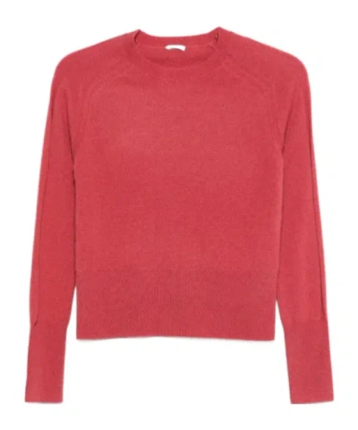 Joseph Melby Round-neck Sweater In Burgundy