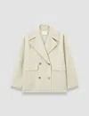 Joseph Menas Light Double Face Wool Jacket In Neutral