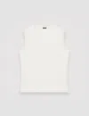 Joseph Mercerised Cotton Tank Top In Ivory