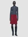 Joseph Merino Rib Knit Cardigan In Gray