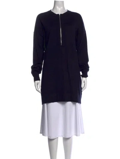 Pre-owned Joseph Merino Wool Crew Neck Sweater In Black