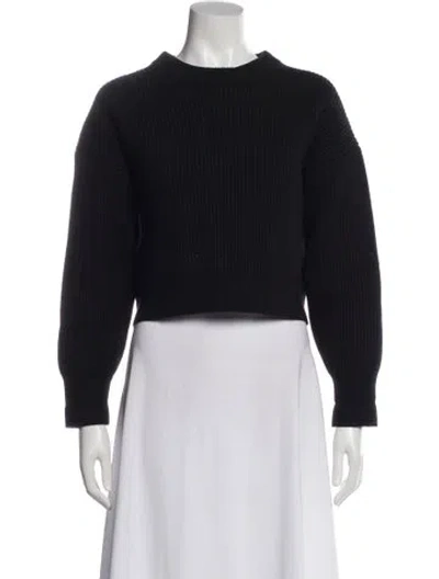 Pre-owned Joseph Merino Wool Crew Neck Sweater In Blue