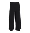 Joseph Merino Wool Culottes In Black