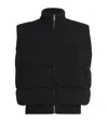 Joseph Merino Wool Down Puffer Gilet In Black