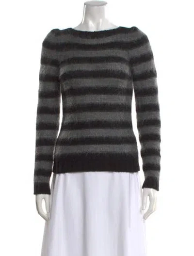 Pre-owned Joseph Merino Wool Striped Sweater In Multi