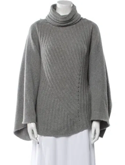 Pre-owned Joseph Merino Wool Turtleneck Sweater In Gray