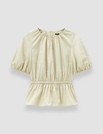 Joseph Merlin Cotton Sateen Blouse