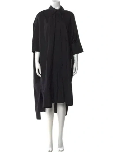 Pre-owned Joseph Midi Length Dress In Black