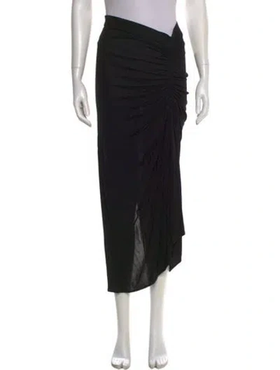 Pre-owned Joseph Midi Length Skirt In Black