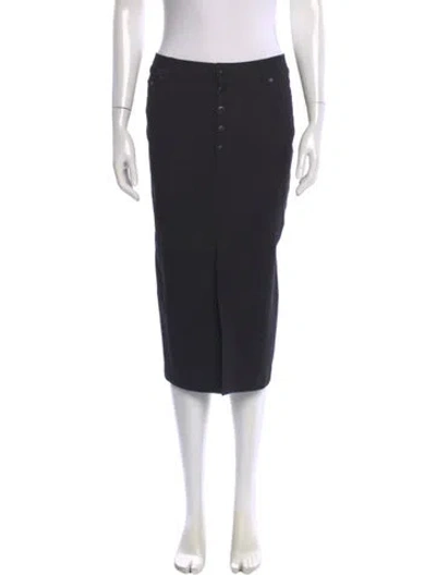 Pre-owned Joseph Midi Length Skirt In Black