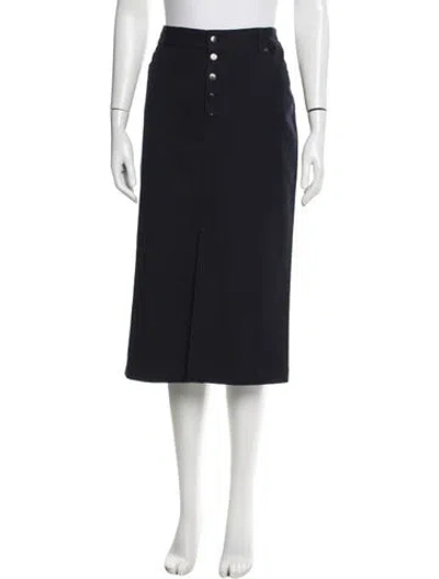 Pre-owned Joseph Midi Length Skirt In Black